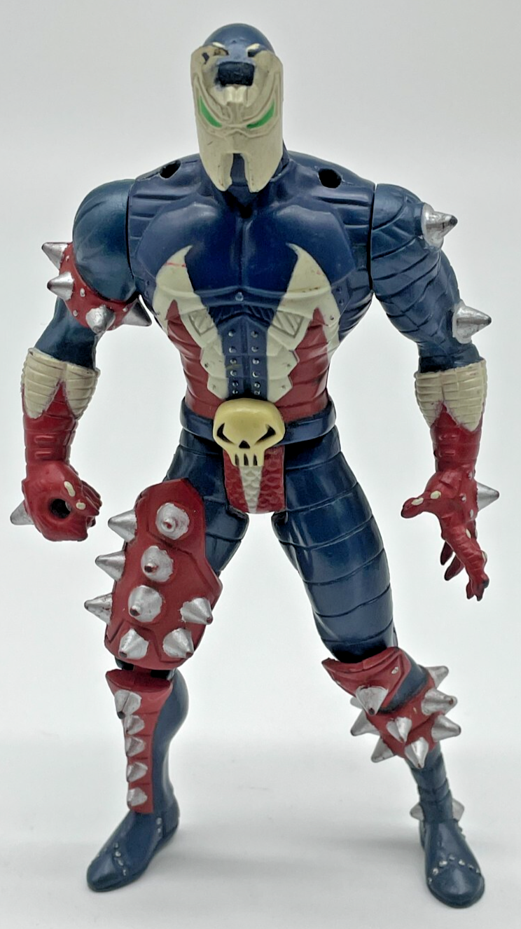 1994 McFarlane Medieval Spawn Series 1 Action Figure Blue Red Spiked Armor