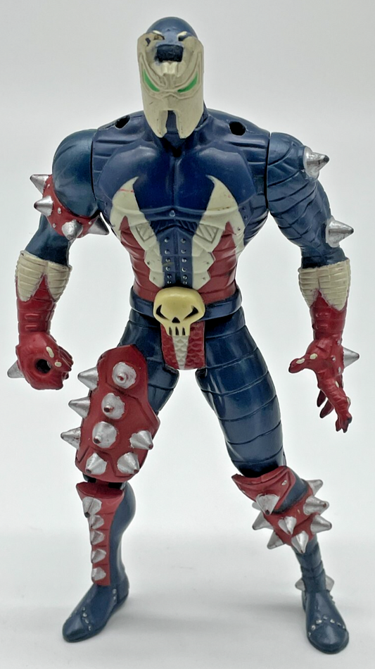 1994 McFarlane Medieval Spawn Series 1 Action Figure Blue Red Spiked Armor