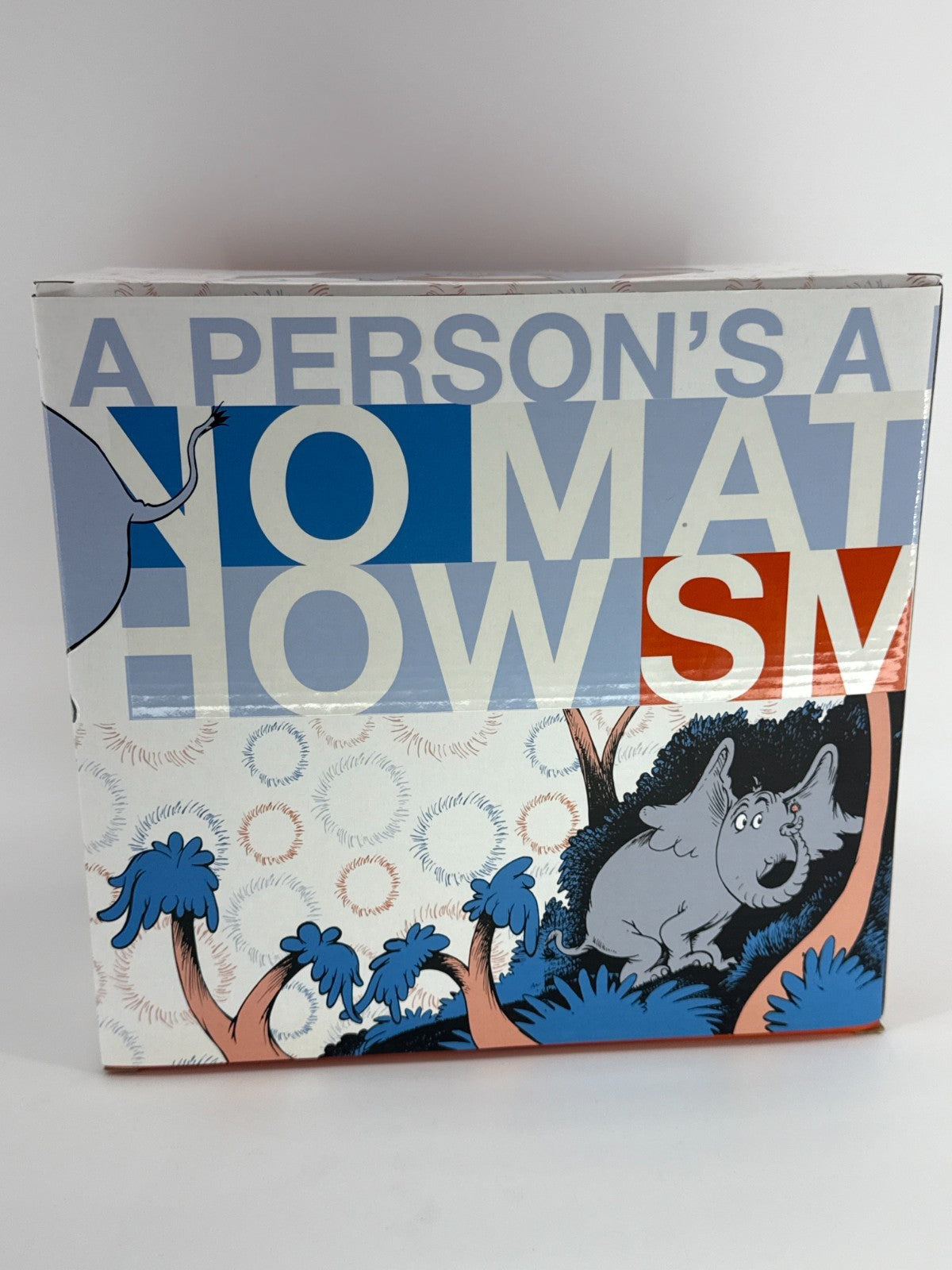 Dr Seuss Horton Hears A Who Dark Blue Figure Boxed Large Collectible Rare HTF