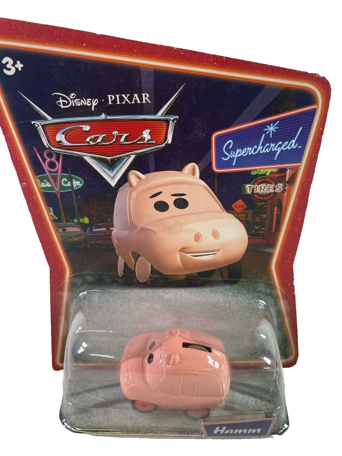 Disney Pixar The World of Cars Diecast Hamm Supercharged 1:55 🐷🚗