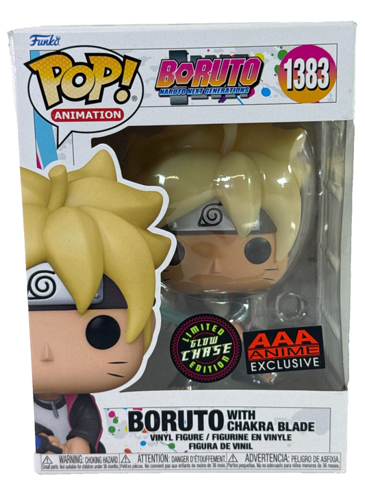 Funko Pop Boruto #1383 GLOW CHASE Special Edition Vinyl Figure AAA Anime