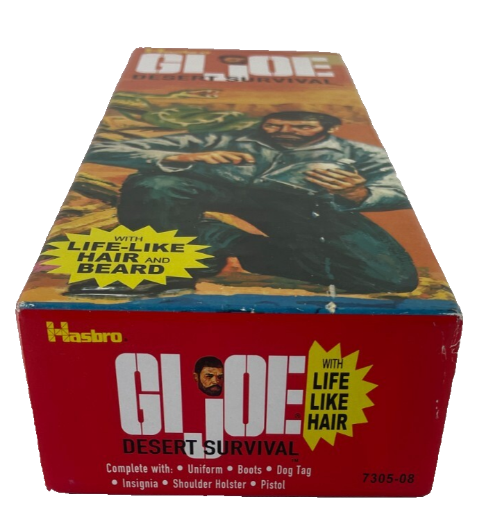 1964 Hasbro GI Joe Desert Survival Adventure Team Figure Beard Incomplete 12”