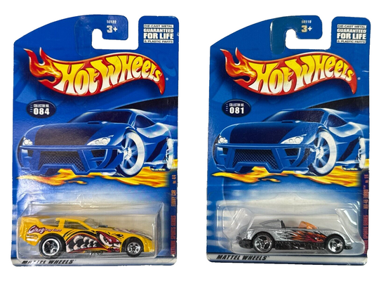 🔥 Hot Wheels Extreme Sports Series Lot of 2 – #081 & #084 Flame Racers MINT