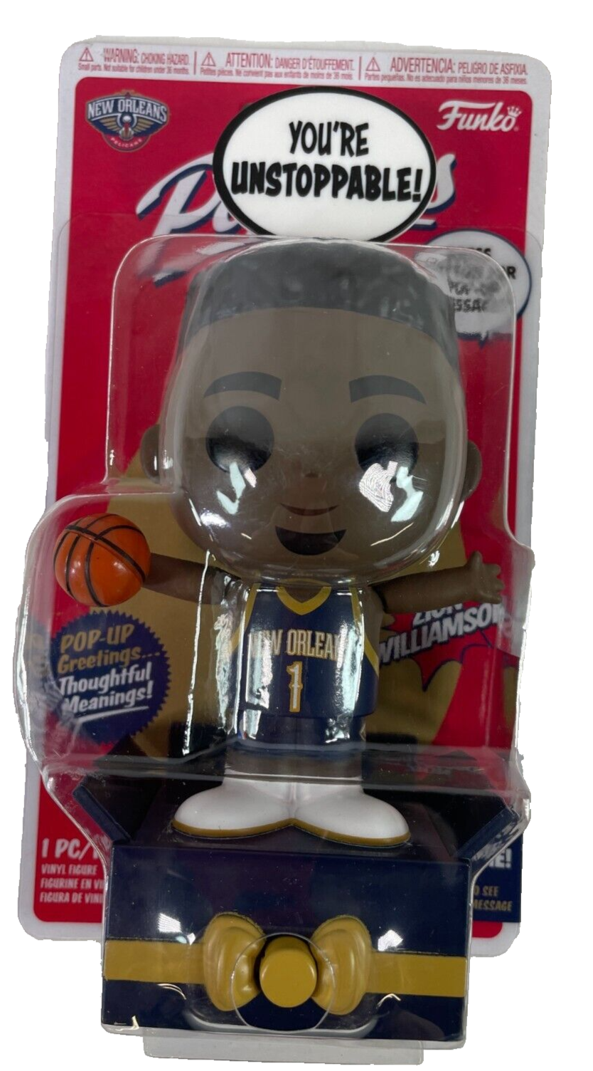 🏀 Funko Popsies NBA Zion Williamson – New Orleans Pelicans Pop-Up Figure! 🎉