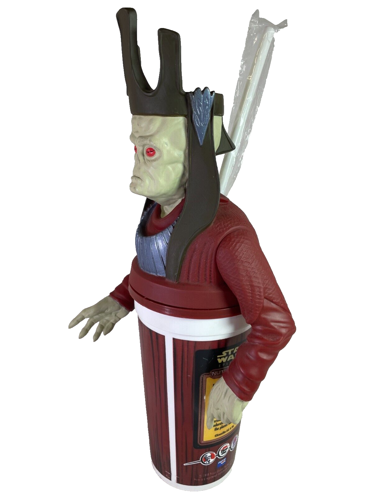 Star Wars Episode I Nute Gunray Trade Federation Pepsi Cup Red 1999 #SW1 Vintage