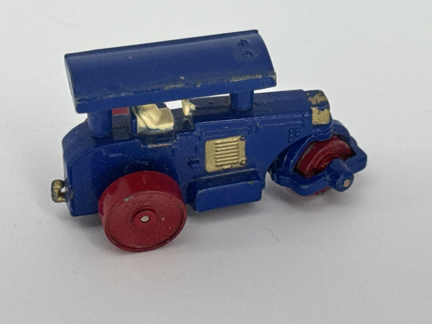 ERTL McCormick Farmall 350 Diecast Tractor & Blue Steamroller Toy Lot