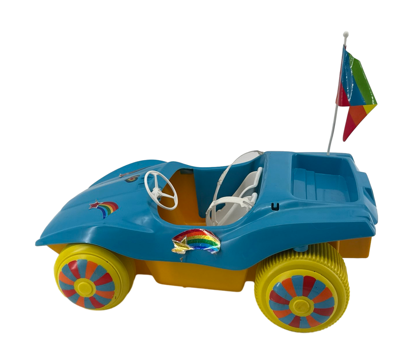 1983 Mattel Rainbow Brite Color Buggy Blue Conv. Car
