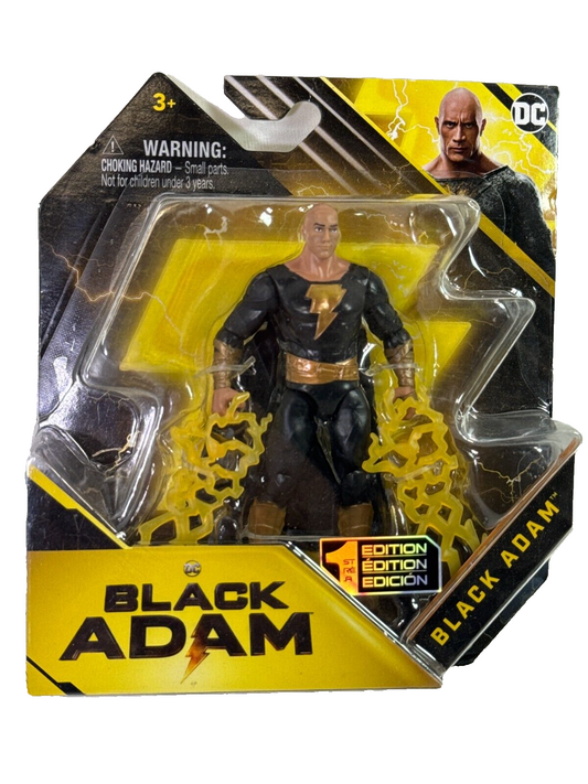 Spin Master DC Comics Black Adam 4” Action Figure 1st Edition w/ Accessories