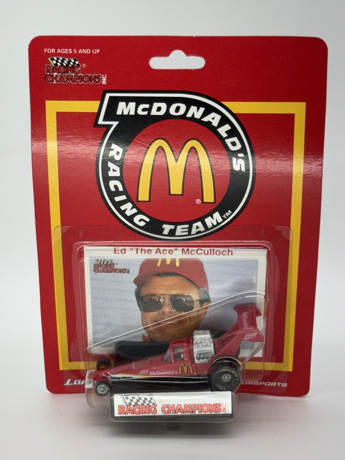 1992 Racing Champions McDonald's Ed "The Ace" McCulloch Dragster 1:64