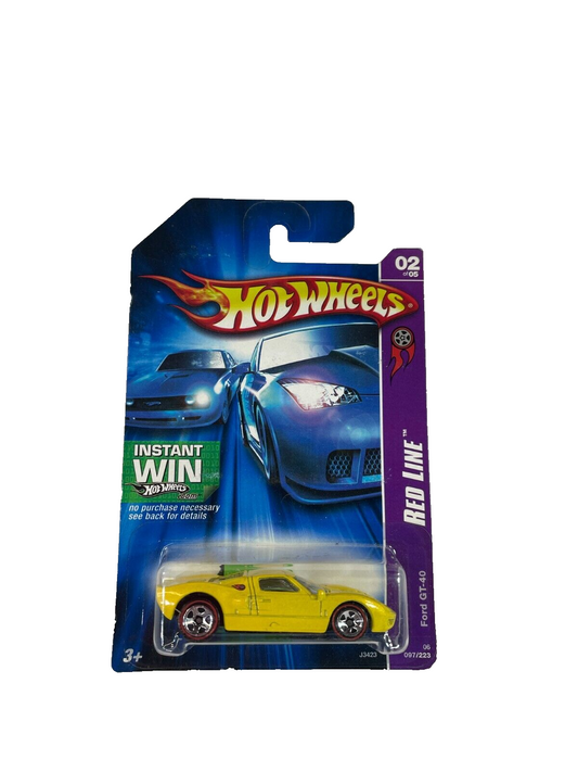 🏁 2007 Hot Wheels First Editions Ford GT-40 #97 – White Le Mans Race Car! 🚗🔥