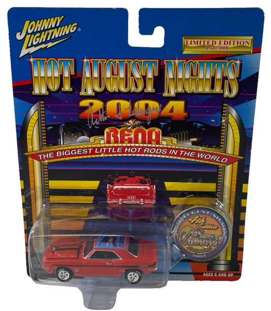 Johnny Lightning 2004 Hot August Nights '69 Yenko Camaro Signed Limited Edition