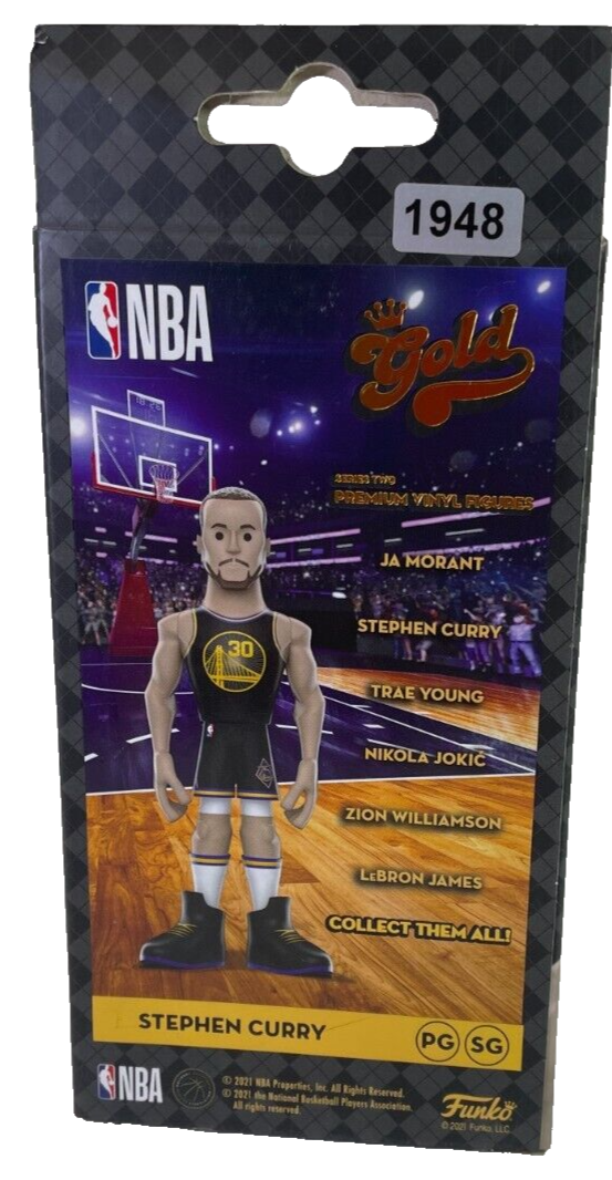 Funko Gold NBA Stephen Curry Chase Variant – Premium Vinyl Figure Warriors