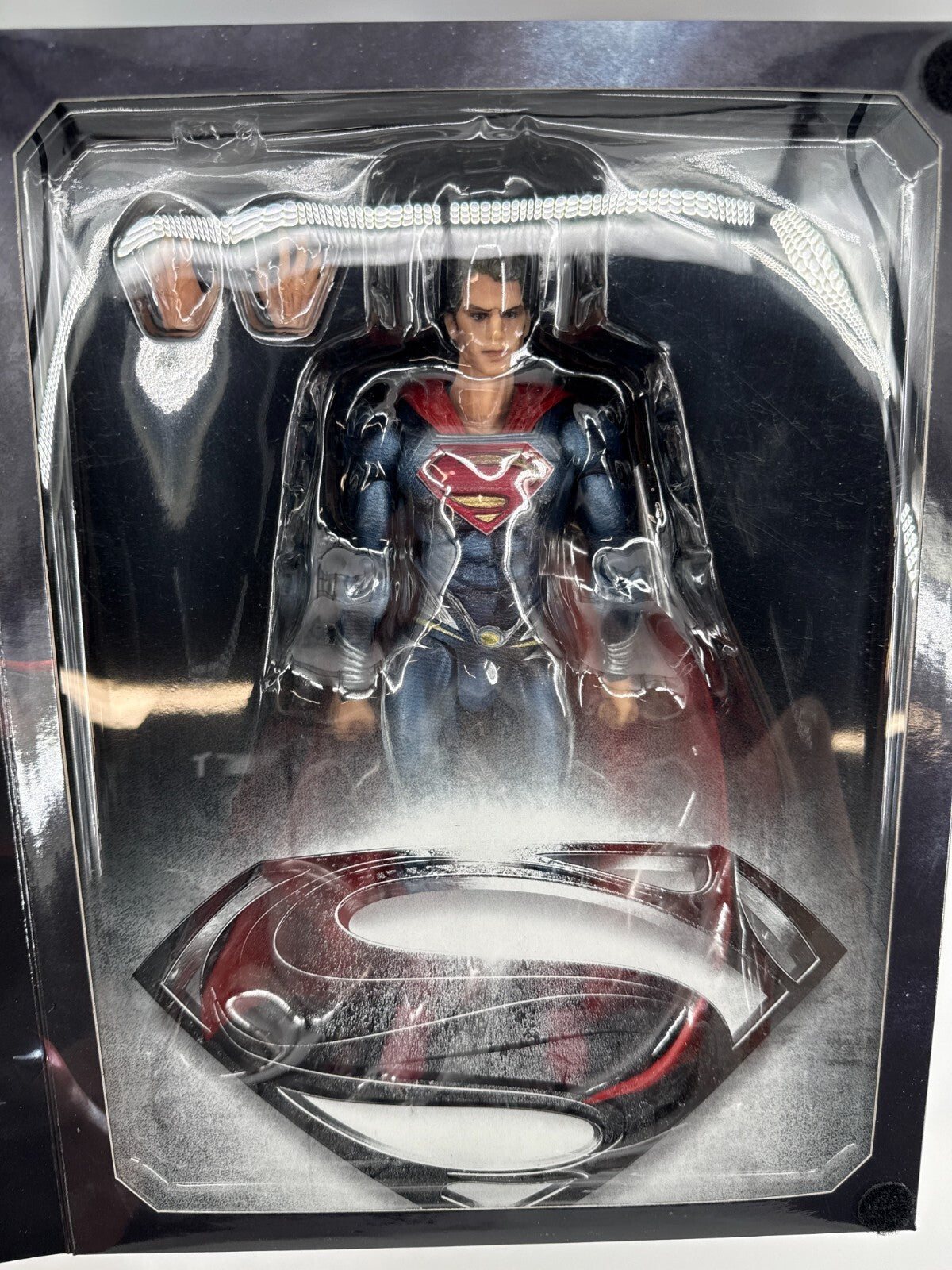 Play Arts Kai Superman No.1 Man of Steel DC Square Enix Action Figure SEALED