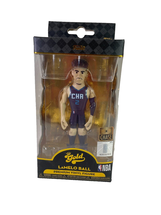 Funko Gold LaMelo Ball CHASE Edition Premium Vinyl Figure Charlotte Hornets