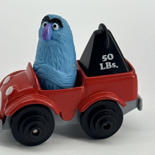 Sesame Street Herry Monster Die Cast Car 50 Lbs Muppets 1980s Toy