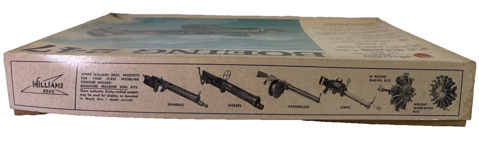 Williams Bros Boeing 247 Airliner 1/72 Scale Model Kit #72-247 Open Box