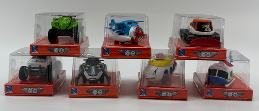 NewRay Power Up Mini Vehicle Lot 7 Sealed Monster Truck Plane Helicopter ATV Toy