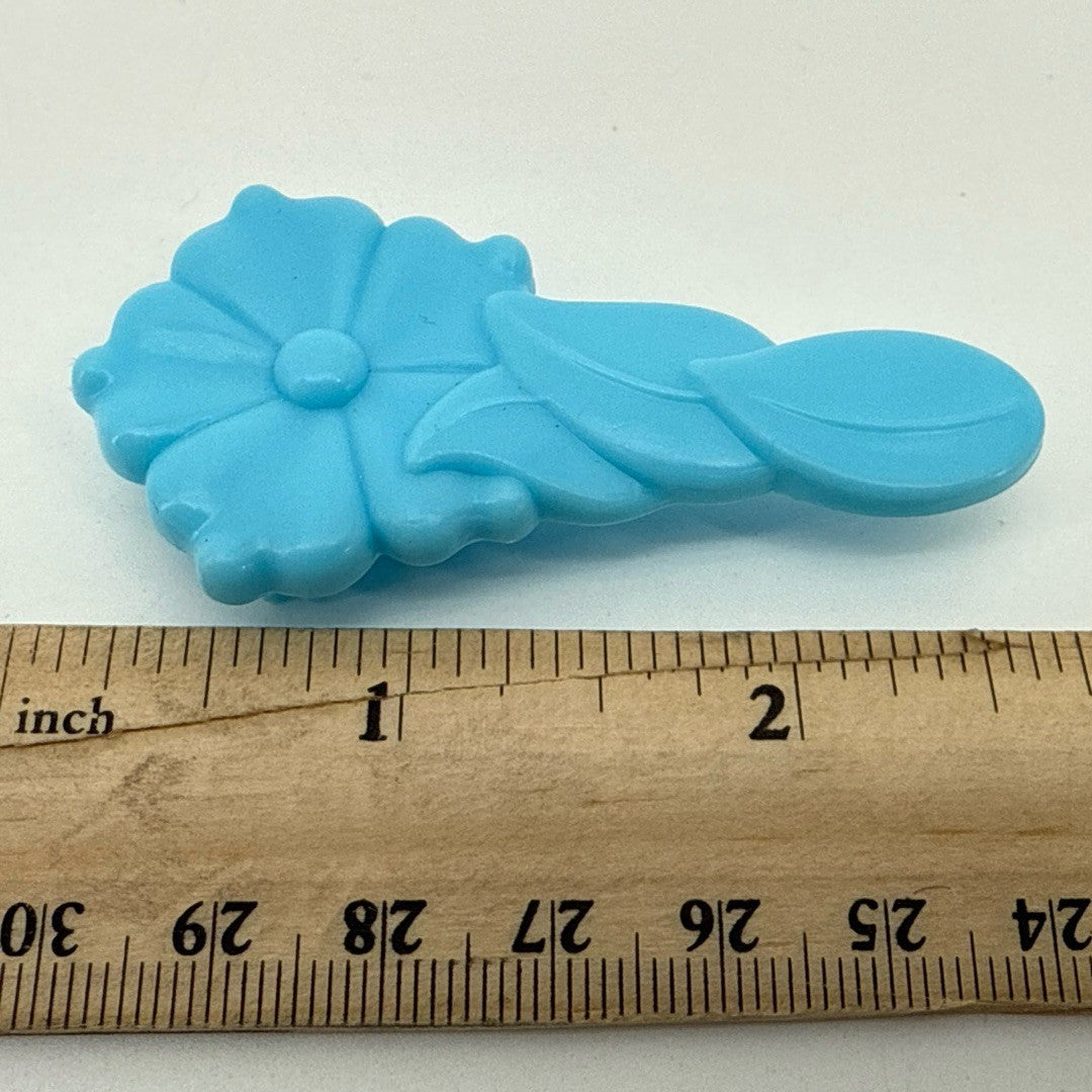 MLP G1 My Little Pony Blue Flower Brush Accessory