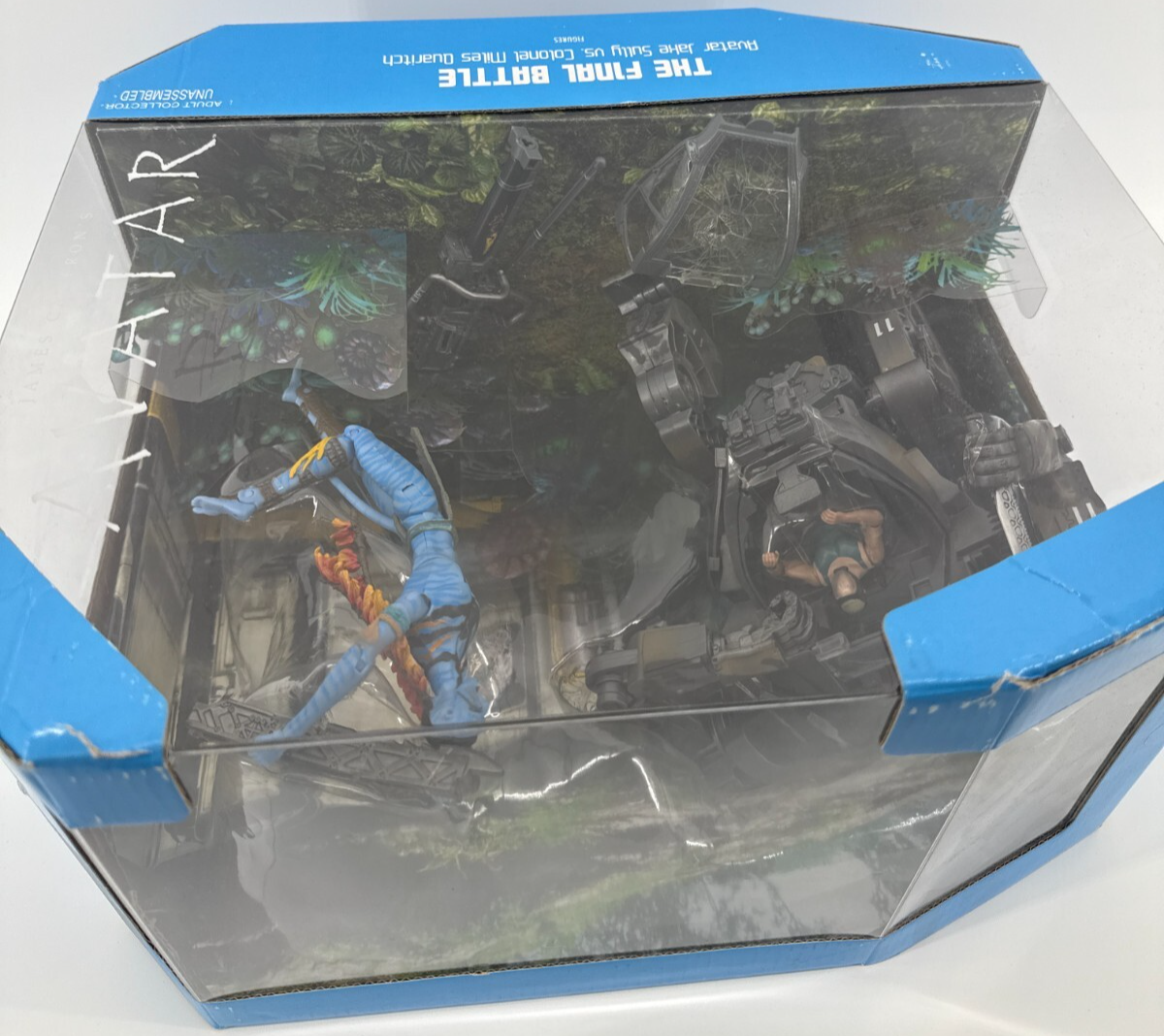 Avatar Final Battle Jake Sully vs Col Miles Quaritch 2010 SDCC Mattel Set NIB