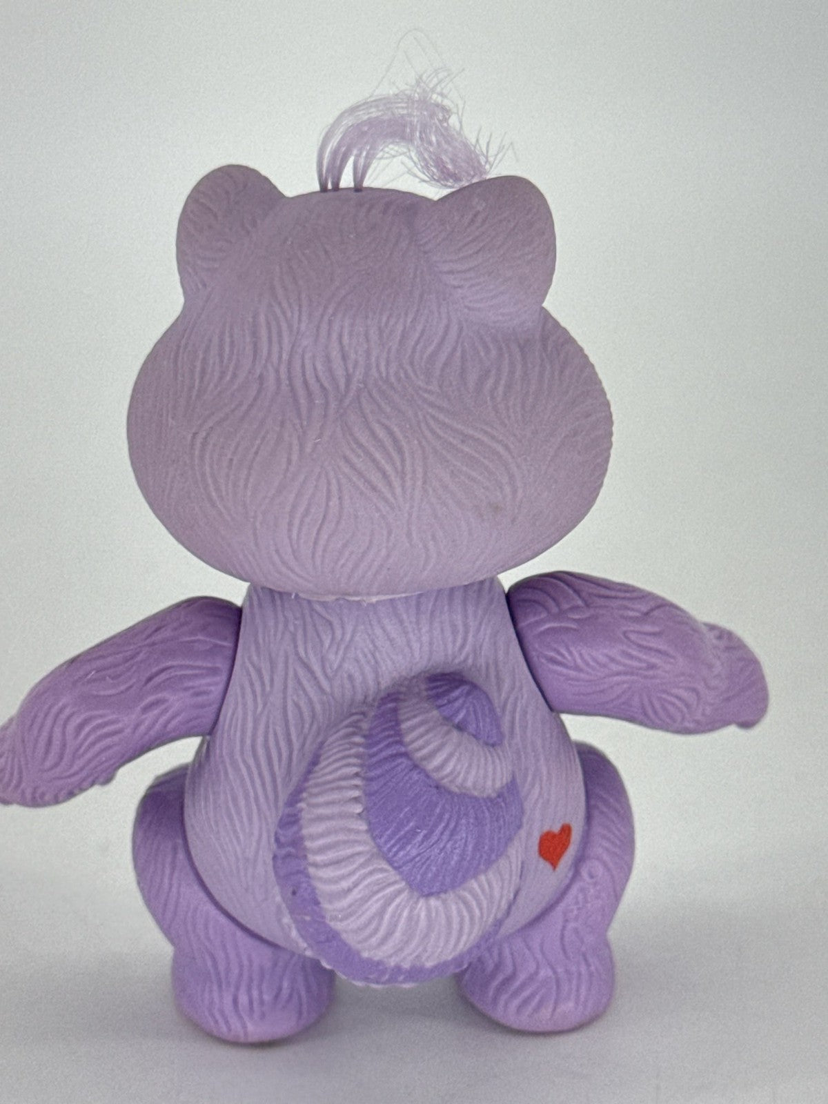 1985 Care Bears Cousins Bright Heart Raccoon Poseable Toy 3.5