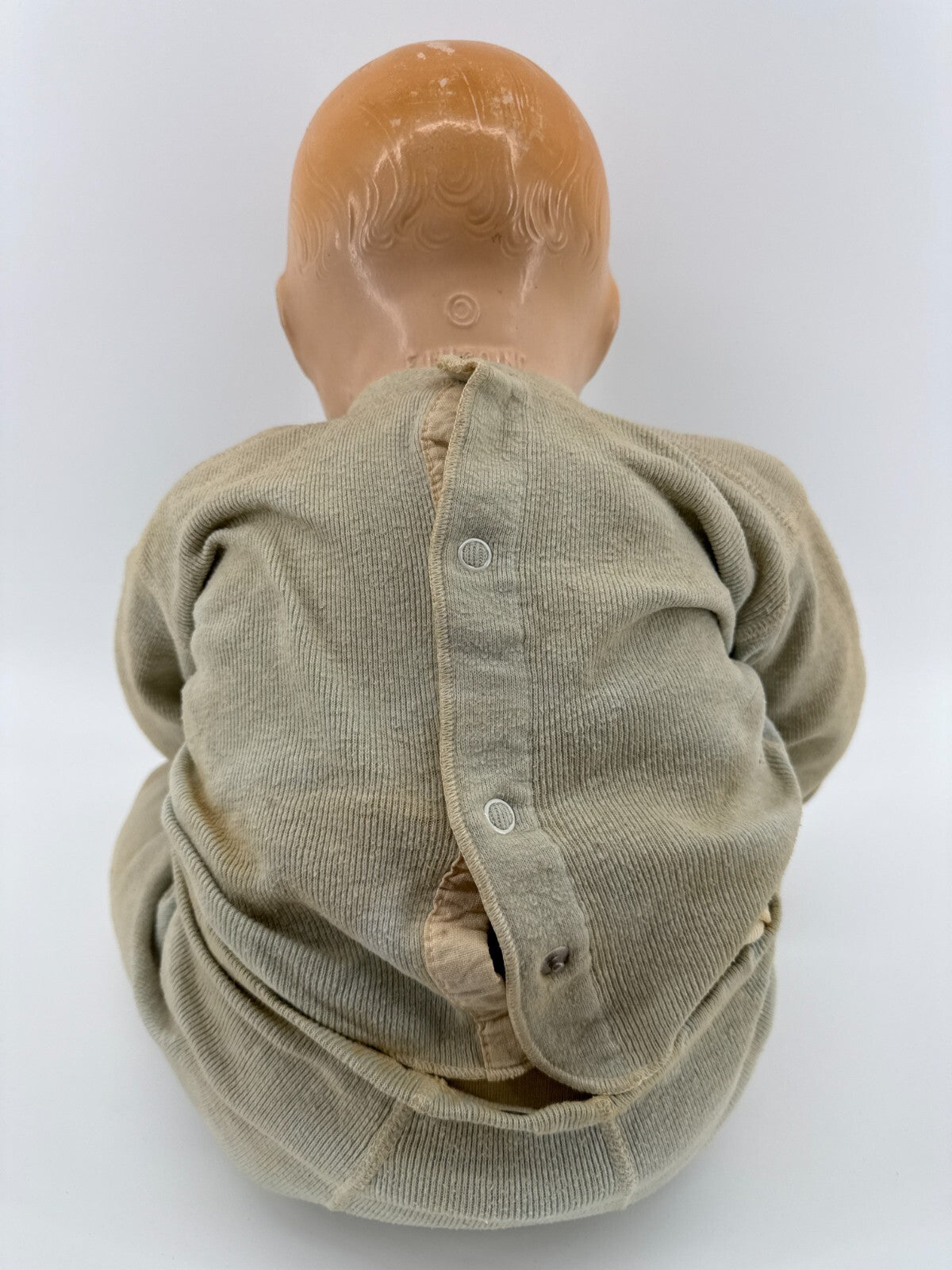 Antique 1920s EIH Co Horsman Baby Dimples Doll 20” Tin Eyes Comp Body READ
