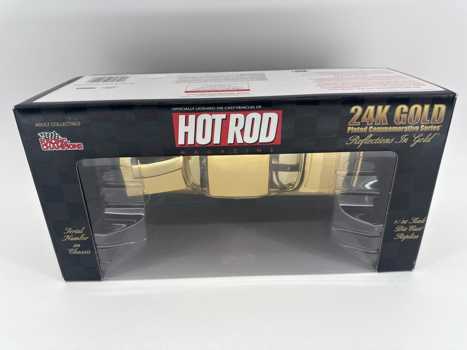 Racing Champions 24K Gold Plated Hot Rod Reflections 1:24 Diecast 1/4998