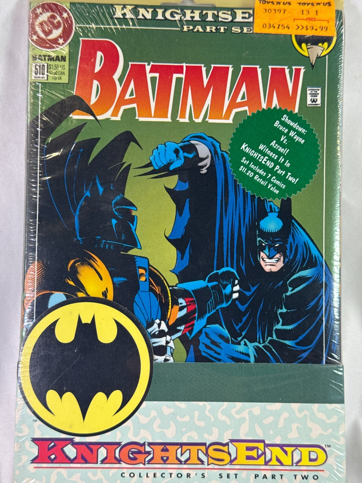 Batman KnightsEnd Collector's Set Pt 2 Factory Sealed DC 1994 VTG 7 Comic Pack