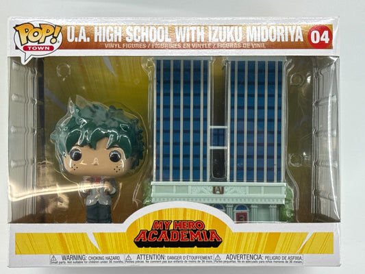 Funko Pop Town My Hero Academia 04 U.A. High School w/ Izuku Midoriya MHA Vinyl