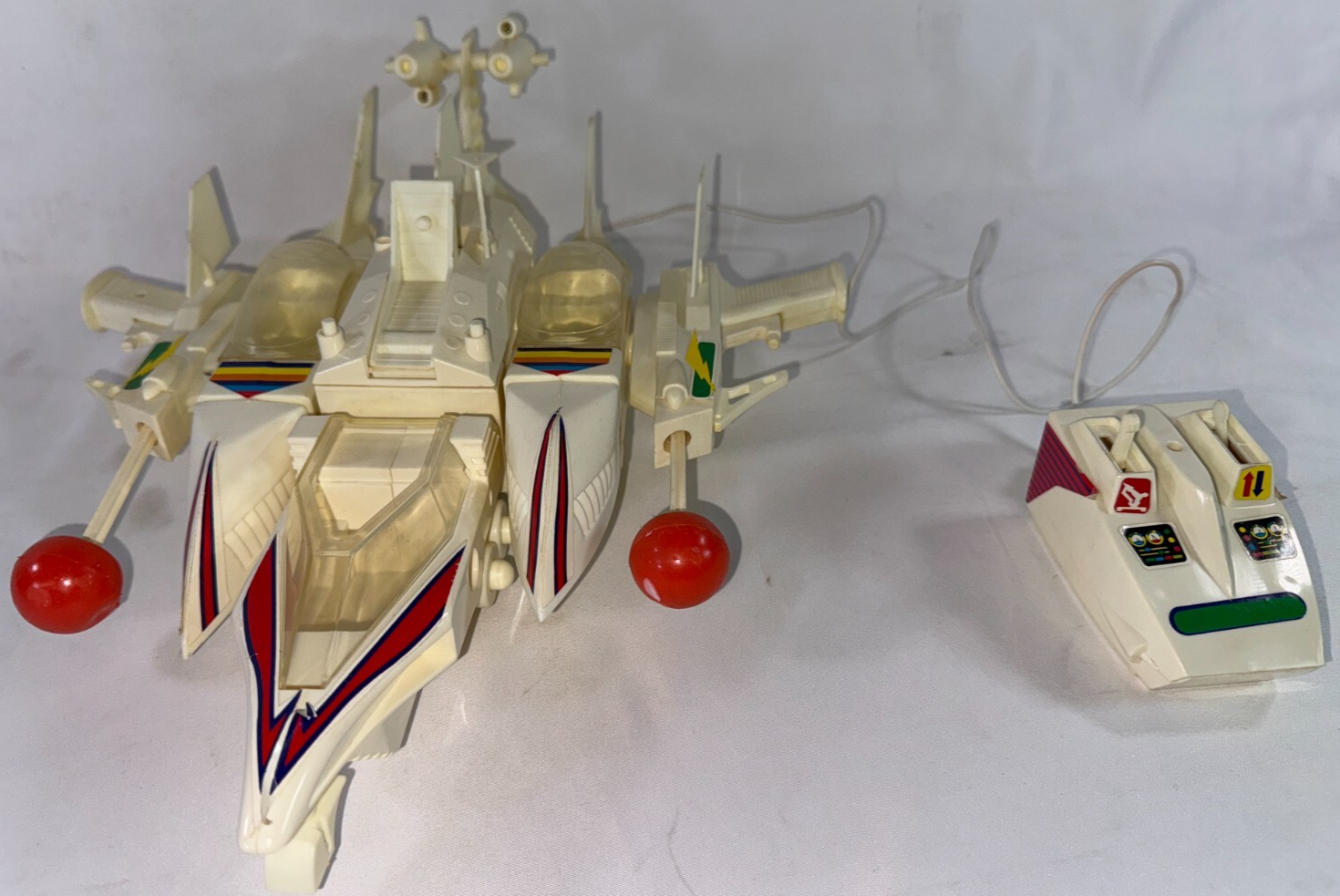 Vintage 1977 Mego Micronauts Battle Cruiser Playset Incomplete 3 Figures Boxed