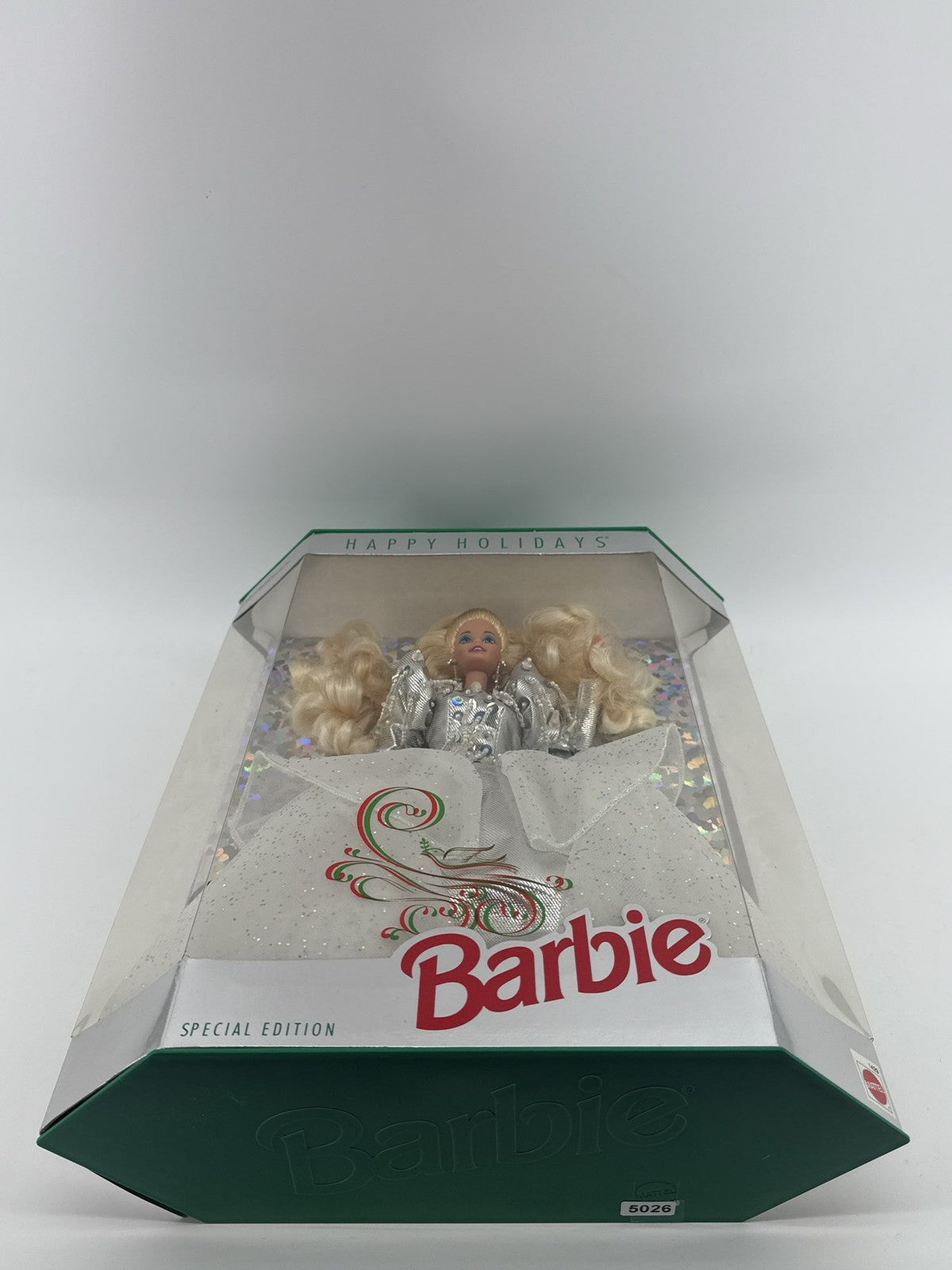 1992 Happy Holidays Special Edition Barbie, Silver Dress