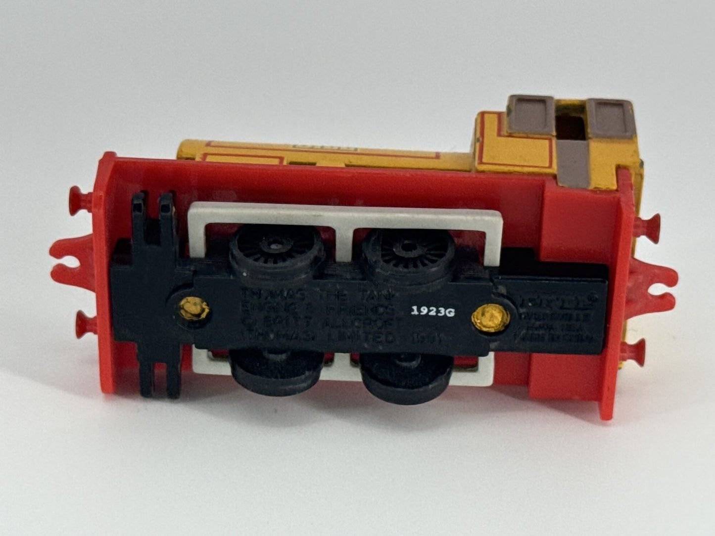 VTG 1991 ERTL Thomas & Friends Bill Diecast Train Tank Engine Yellow SCC