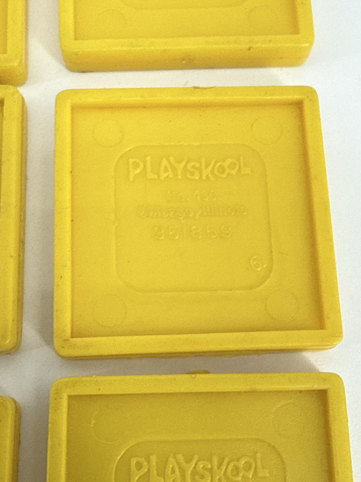 Playskool McDonalds 1974 Yellow Tray Fries Burger Drink 6pc