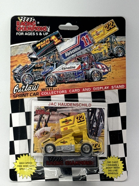 Racing Champions Outlaw Sprint Car Jac Haudenschild #22 Pennzoil 1/64 Diecast