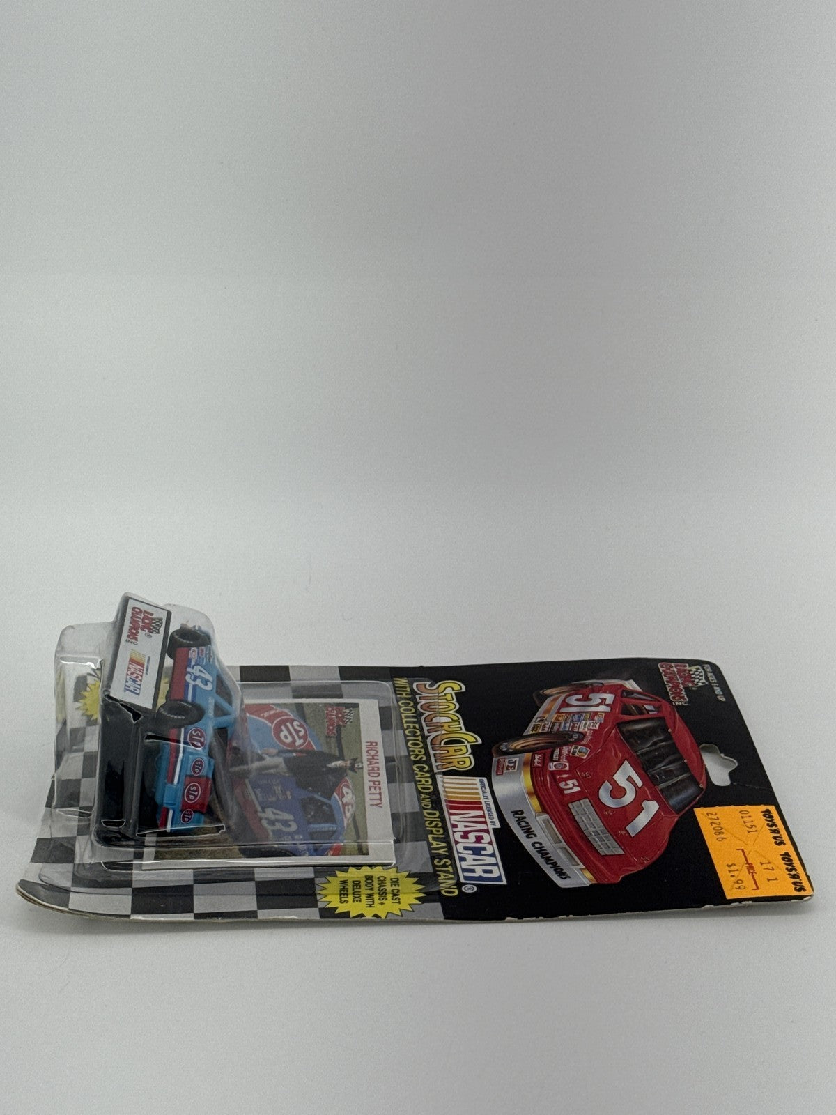 1991 Racing Champions NASCAR #43 Richard Petty Stock Car w/Card & Stand