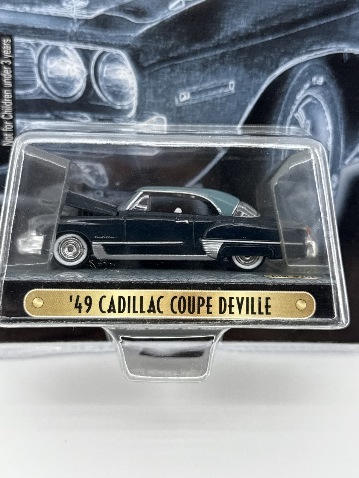 Racing Champions Mint 1949 Cadillac Coupe Deville 1:64 Die Cast 1 of 9,999 RARE