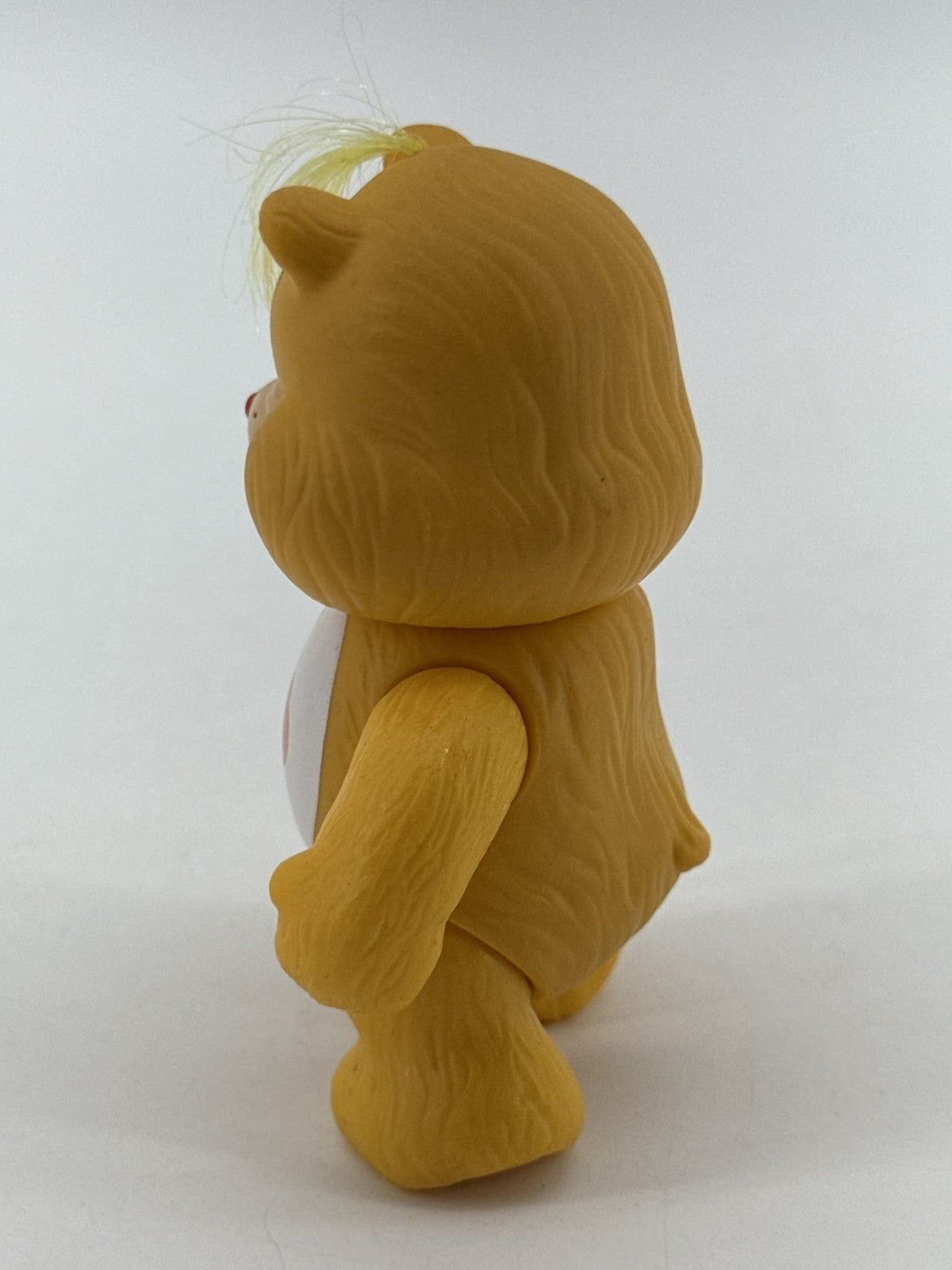 1983 Kenner Care Bear Birthday Bear Yellow Cupcake Poseable PVC Figure