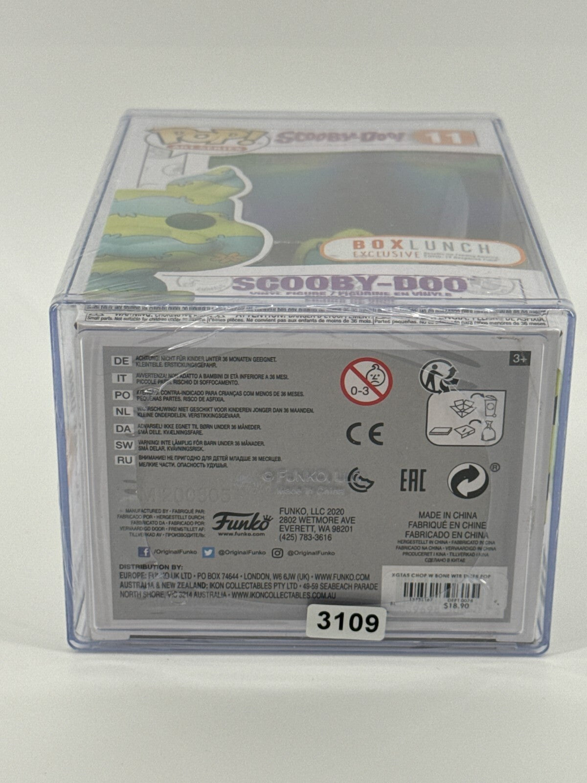 Funko Pop Scooby-Doo Art Series #11 BoxLunch Exclusive SEALED w/ Hard Case MOC