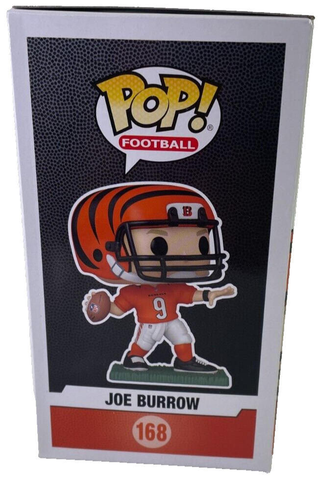 Funko Pop! NFL Joe Burrow #168 Cincinnati Bengals QB – Away Jersey 🔥