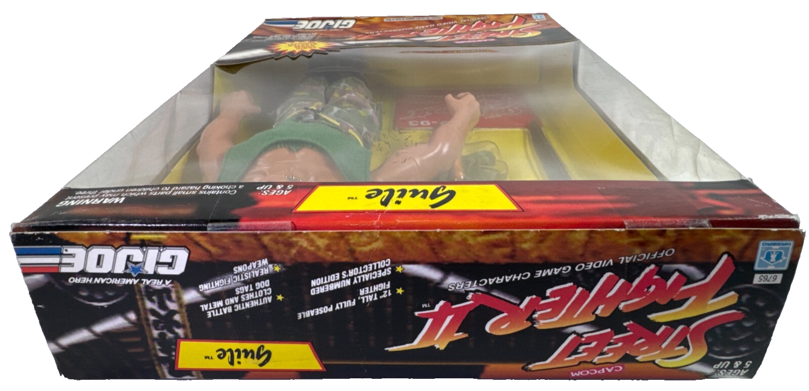 Street Fighter II Guile 12" Action Figure 1993 Hasbro GI Joe SF2 MIB