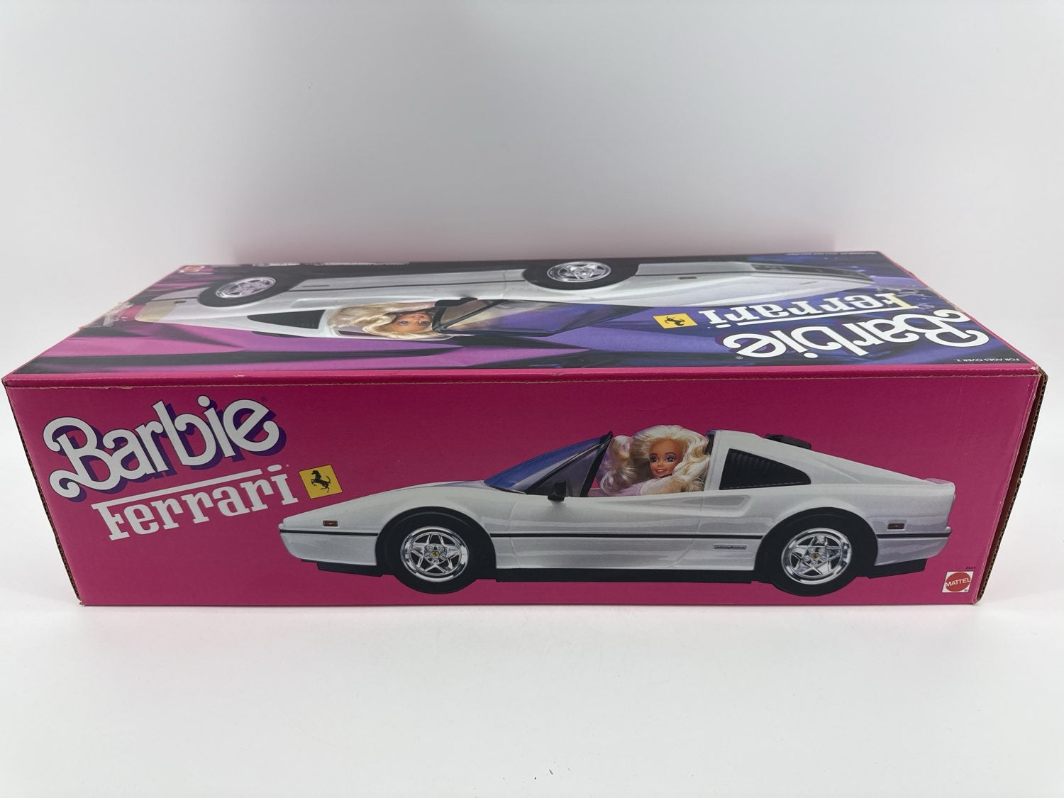 1988 Mattel Barbie White Ferrari Sports Convertible w/ Box