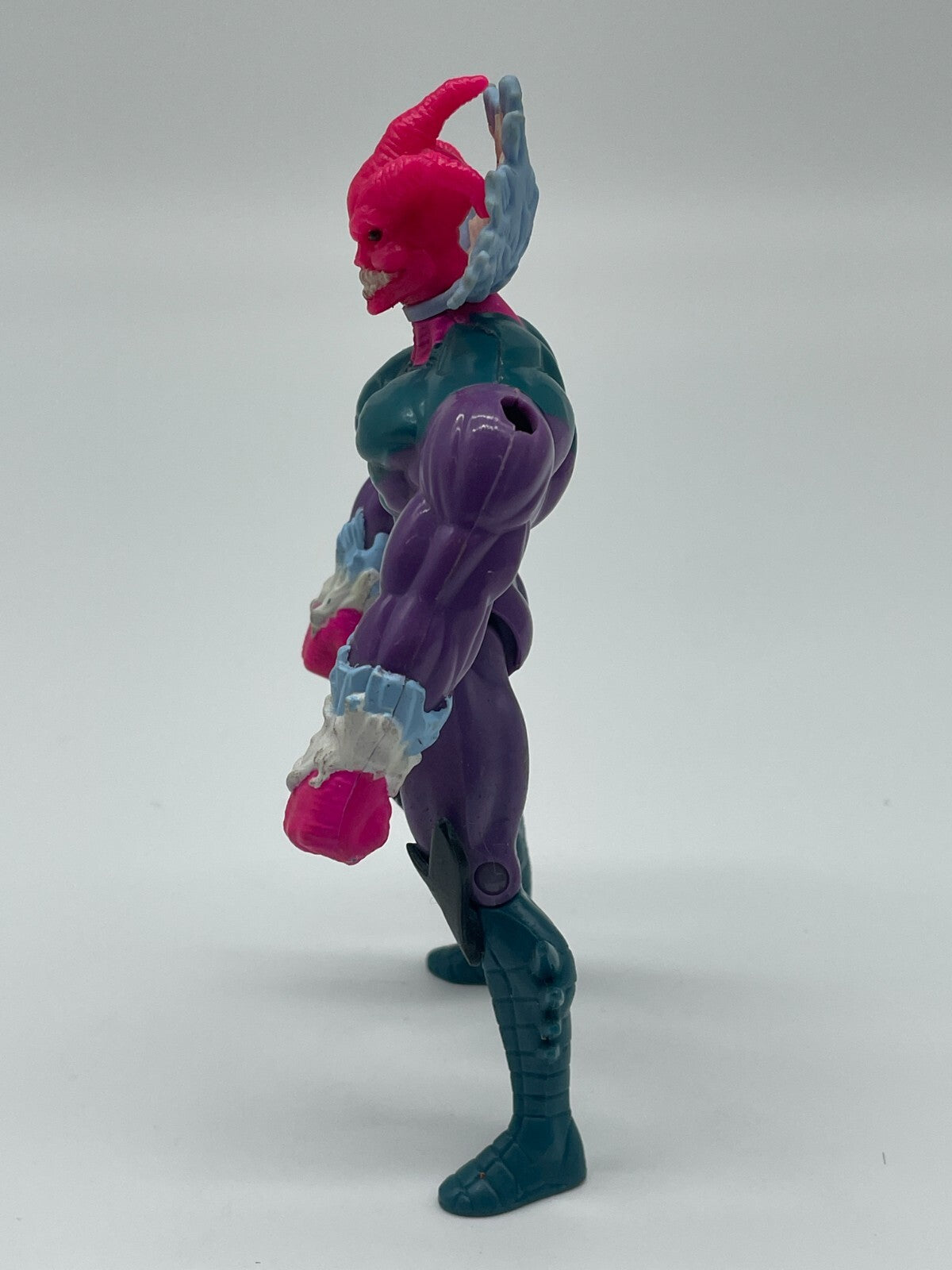 1996 Marvel Ghost Rider Zarathos Action Figure ToyBiz 5” Purple Demon VTG Loose