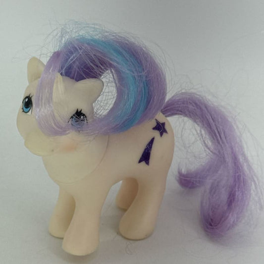 1984 MLP G1 Baby Glory Unicorn White Purple Blue Hair Hasbro