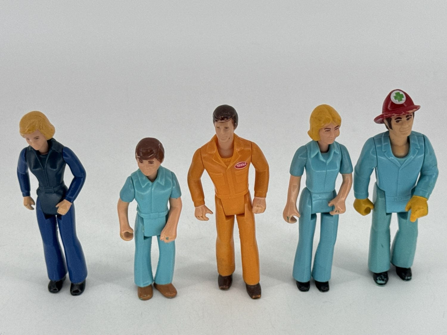 1974 Fisher Price Adventure People Rescue Fireman Mechanic Lot