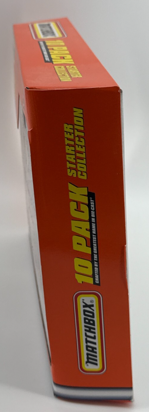 1998 Matchbox Starter Collection 10-Pack Diecast Vehicles Set #36479 Mattel NIB