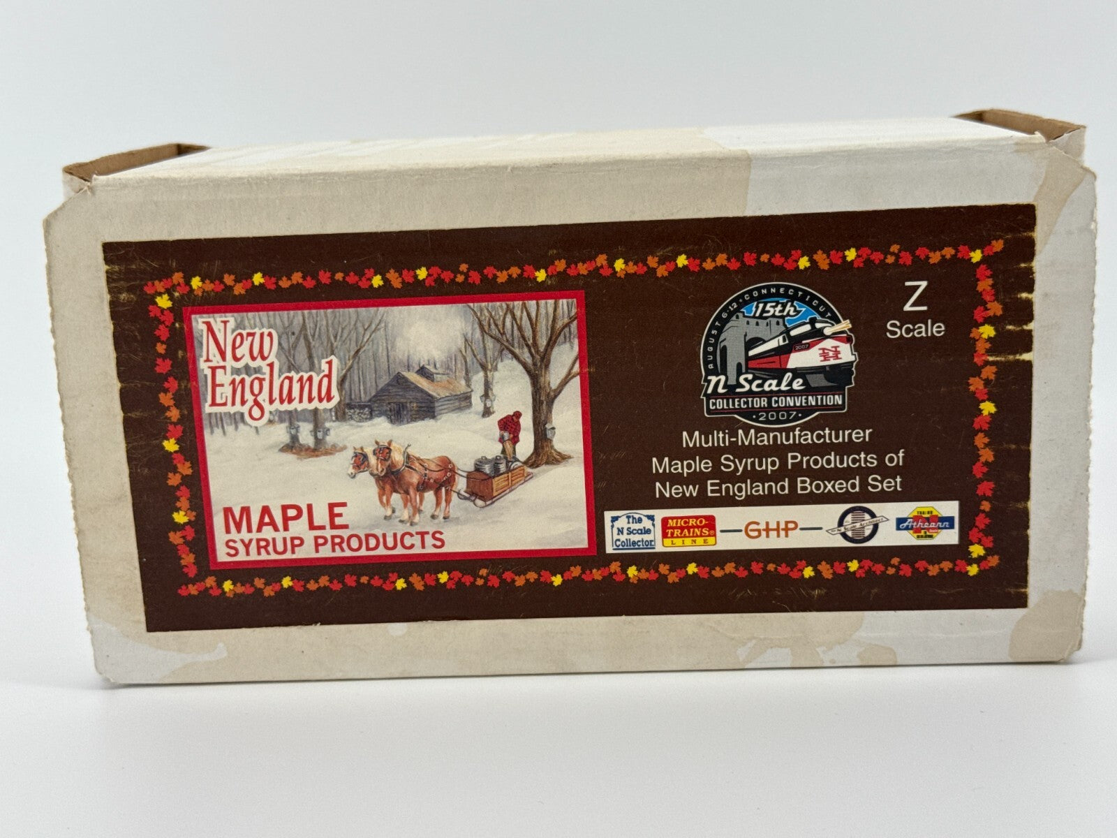 Z Scale Maple Syrup Set Micro-Trains + Sugar House Kit Nansen MTL 2007 Rare