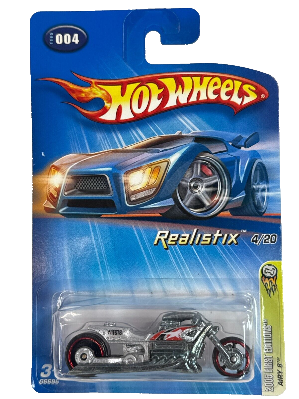 Hot Wheels Realistix 2005 First Editions Lot 6 Cars Mustang GT Chrome NIP