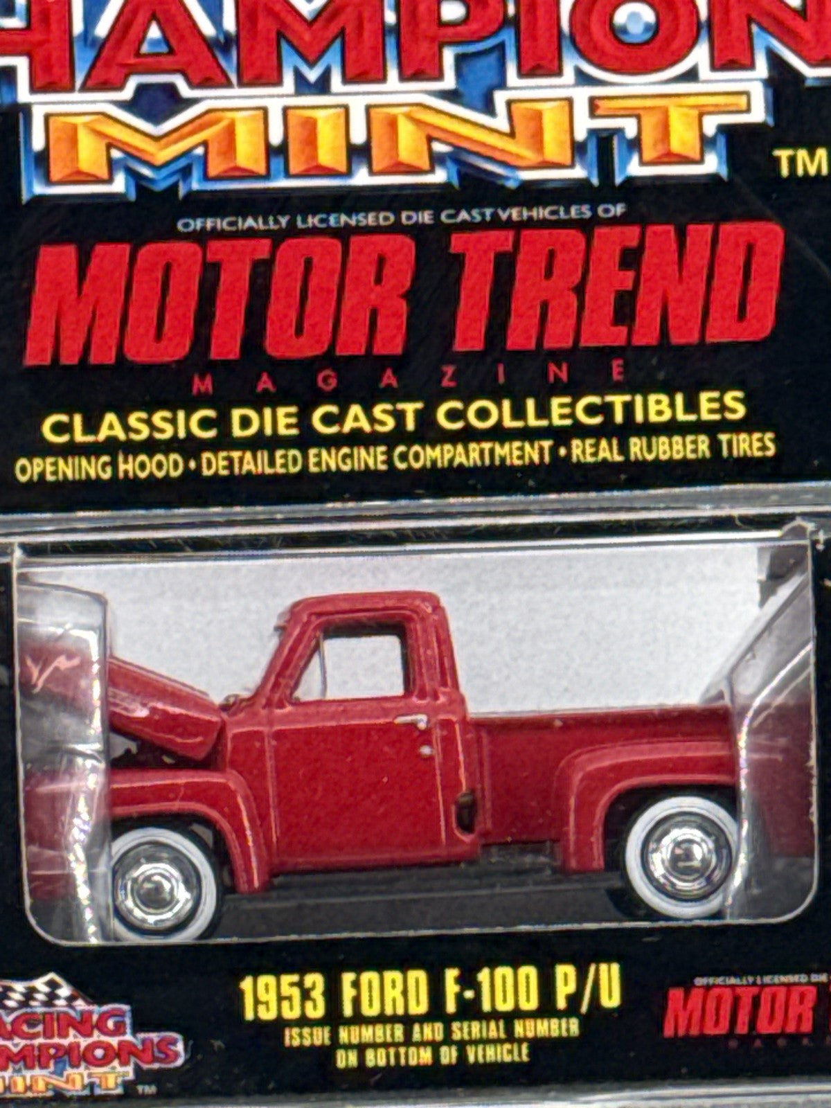 Vintage Racing Champions Mint Motor Trend 1953 Ford F-100 Diecast Truck New 1/64