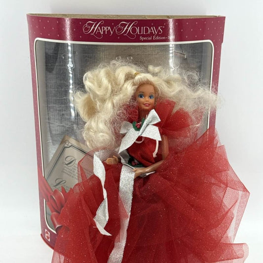 1988 Mattel Happy Holidays Barbie Special Edition #1703 1st in Series