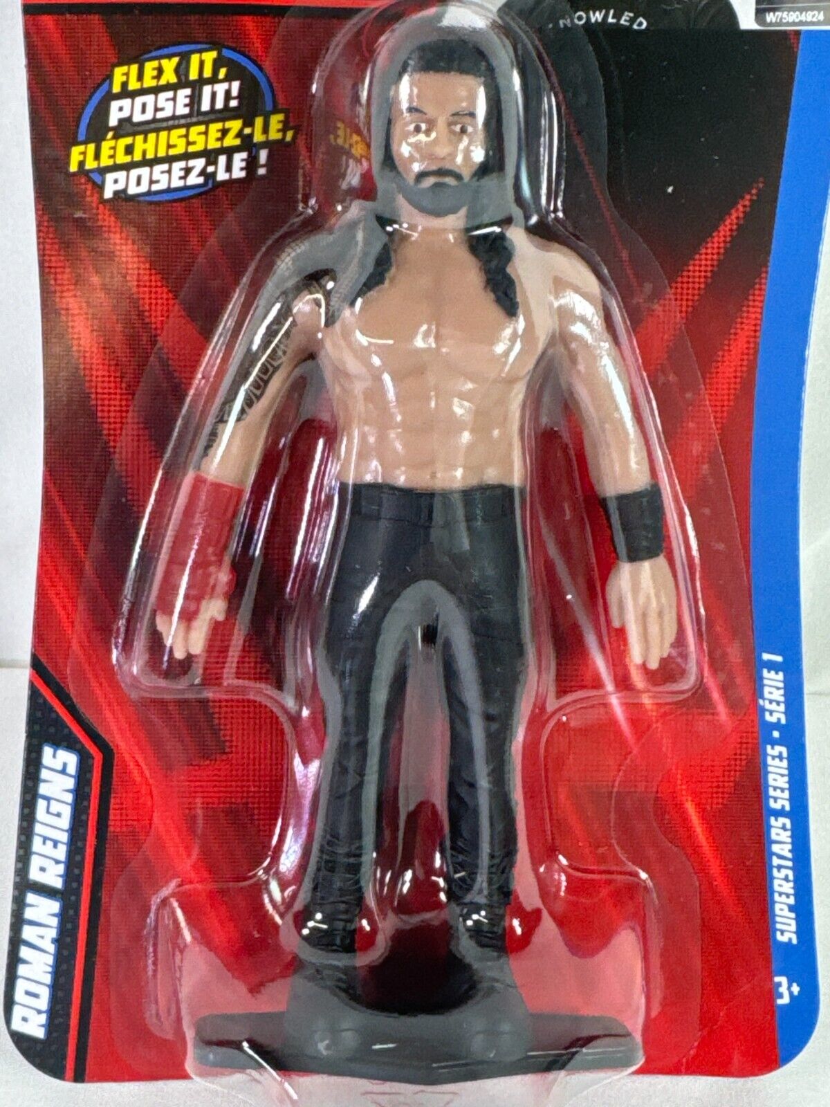 WWE Flex Figs Roman Reigns Series 1 Action Figure – Poseable Superstar Toy!