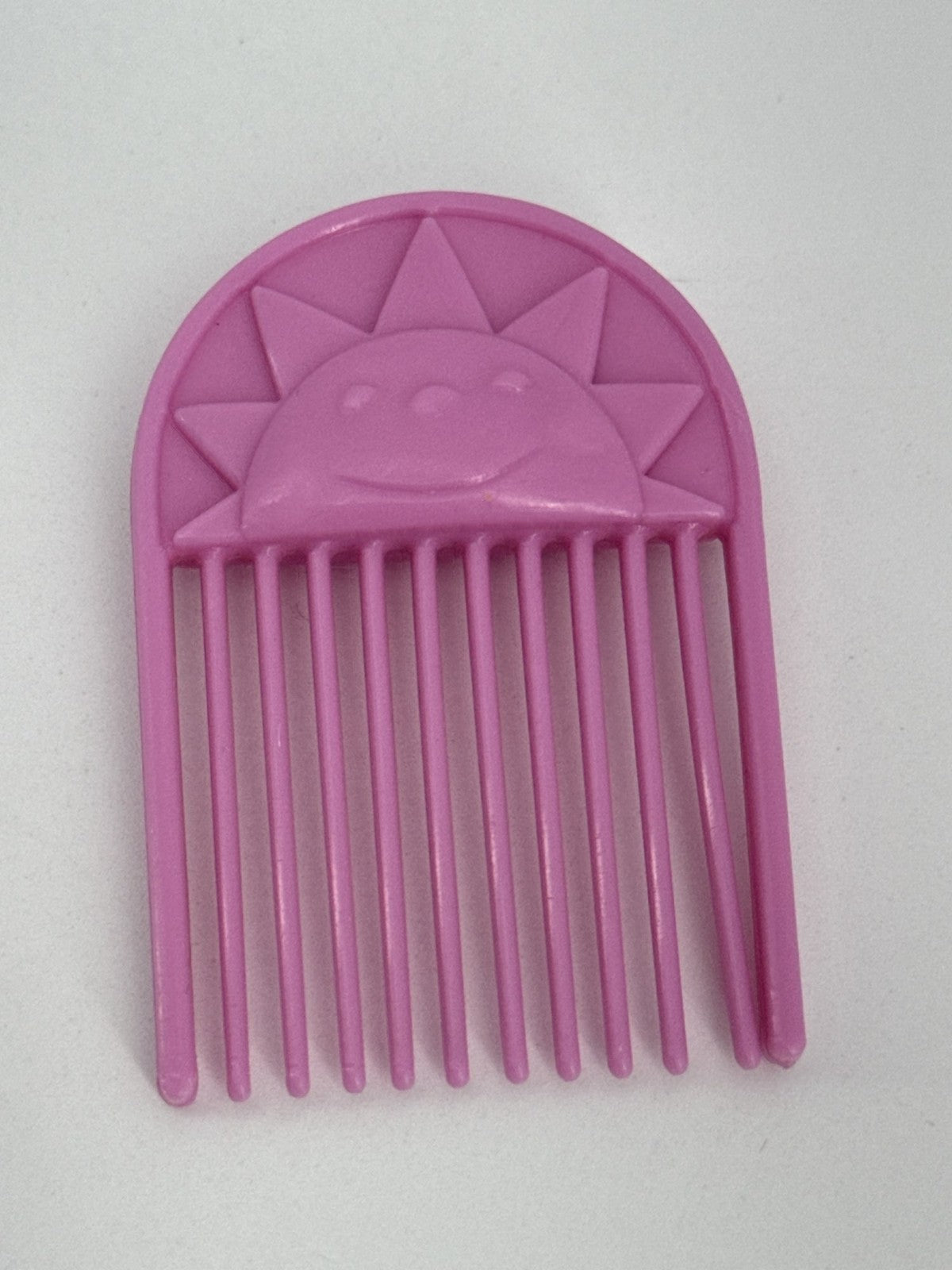 MLP G1 Pink Sun Pick Comb 1980s Hasbro